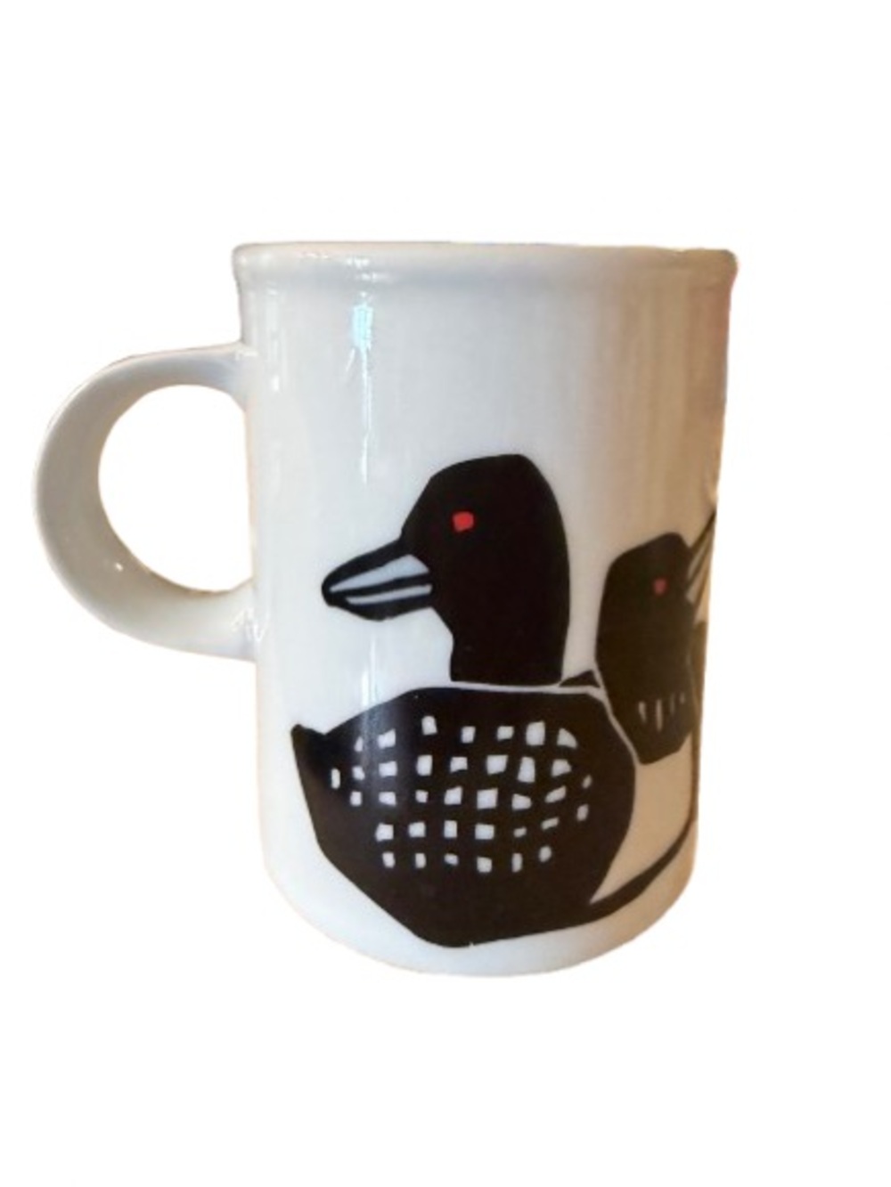 Marc Tetro Danesko Canada Wildlife Mugs Set of 2 Geese & Loons PopArt Cabincore - Picture 3 of 14